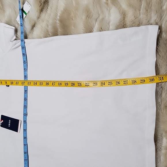 New Izod Slim Fit white polo shirt. - Picture 4 of 6